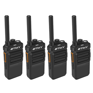 Ensemble radio bidirectionnel analogique UHF compact, portée 3 km, 16 canaux, talkie-walkie portable, contrôle VOX, batterie Li intégrée pour - Product Image 5