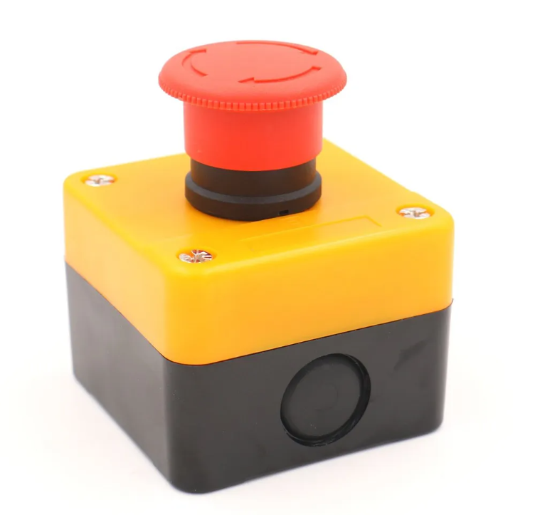 1 шт. пластиковая оболочка Красный Знак Кнопочный переключатель лифт грузовой лифт кнопка остановки 36 В и ниже ABS огнестойкий материал