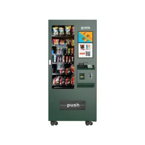 Cinta transportadora saludable Máquina Expendedora de frutas y ensaladas frescas Máquinas expendedoras de hielo a la venta