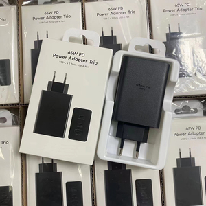 65W ชนิด C Cube 3พอร์ต USB C ติดผนังบล็อกอะแดปเตอร์เสียบที่ชาร์จสำหรับ Samsung Galaxy S22อัลตร้า5G S21 + S20 F