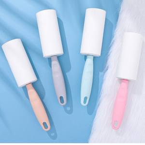 Rullo per rimuovere i peli di animali domestici rullo per pelucchi spolverare spazzola per capelli appiccicosa spazzola per spolverare con gambo dritto rullo per rimuovere la lanugine - Product Image 2
