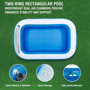 Tùy Chỉnh Gia Đình Chơi Nước Hồ Bơi Ngoài Trời Nhà Có Thể Gập Lại Bơi Bơm Hơi Hồ Bơi Dày PVC Trẻ Em Hồ Bơi Bơm Hơi - Product Image 3