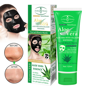 Aichun beauté soins de la peau naturels blanchissant l'<span class=keywords><strong>aloe</strong></span> vera avec collagène visage noir décoller masque pour toute la peau - Product Image 2