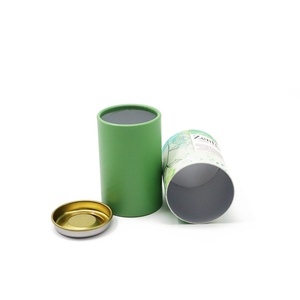 Biodegradable Customized Printed Food-grade Paper Cans Round Paper Tube Packaging Boxed Ice CreamTea Paper Box <b>Containers</b> - Product Image 5