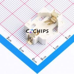 BS-1601-SA-4W Button & Strip Battery Connector SMD Connector Battery Holder CR1632 Phosphor Bronze - Product Image 1