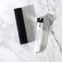 Fond de haute qualité remplissage carré en aluminium atomiseur de parfum voyage Portable vaporisateur de parfum pour les soins personnels