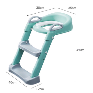 Marchepied auxiliaire pour toilettes, siège de toilette pour enfants, marchepied pliant pour bébés et nourrissons - Product Image 4