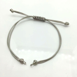 Diy <b>Braided</b> Waxed Rope Bracelet 1.0mm Adjustable Jewelry <b>Accessory</b> Material 12 Colors Weaving Craft Supply Yiwu Origin - Product Image 3