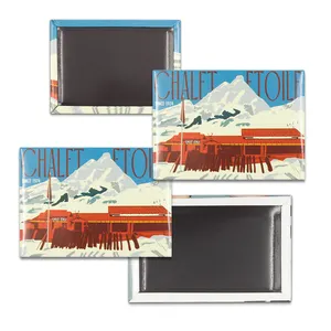 Magneti per frigo produttore paese personalizzato promozionale personalizzato magnete per turisti Souvenir in metallo magnete per frigo