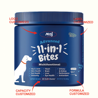 Glucosamine OEM pour chiens, complément pour les hanches et les articulations, 120 comprimés à mâcher pour chiens avec chondroïtine et MSM, complément pour l'arthrite pour animaux de compagnie