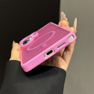 Funda Magnética <span class=keywords><strong>para</strong></span> Teléfono Samsung S26 S24 S25 <span class=keywords><strong>Ultra</strong></span> S23, Carcasa Rígida de PC Mate Translúcida, Carga Inalámbrica, Protección Contra Impactos - Product Image 5