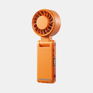 Ventilateur portable rechargeable de type C avec batterie polymère 3000 mAh, 5 vitesses, vent puissant - Product Image 2