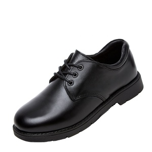 Scarpe Formali in Vera Pelle <span class=keywords><strong>per</strong></span> Ragazzi con Punta Quadrata, Nere, <span class=keywords><strong>per</strong></span> Scuola, Feste e Recite di Pianoforte - Product Image 1