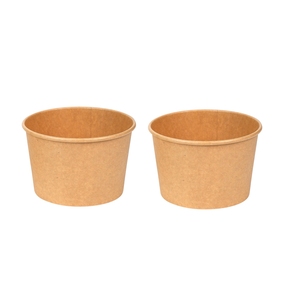 Tazón de Sopa de Papel Kraft de 16 oz, Resistente al Agua, Desechable, Biodegradable, para Comida para Llevar, Entrega de Comida Rápida, Restaurante - Product Image 2
