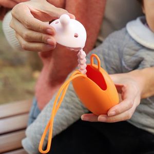 Juego de Clips para Chupetes de Bebé de Silicona Suave Sin BPA, Estuche Protector de Silicona, Mini Estuche de Silicona - Product Image 4