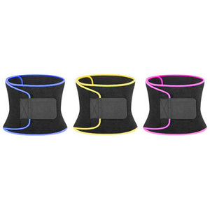 Sabuk peramping pinggang lateks, sabuk Fitness Gym kain Neoprene pelatih pinggang lateks - Product Image 2