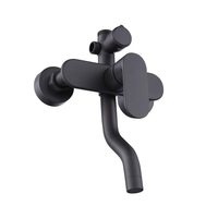 Or dans le mur douche cuivre baignoire pluie robinets mélangeur salle de bain salle de bain douche cachée ensemble
