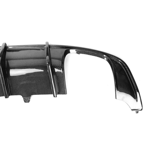 Diffuseur de lèvre de pare-chocs arrière en Fiber de carbone K Style avec feu stop pour <span class=keywords><strong>Audi</strong></span> A5 Sports Edition Convertible Sedan S5 2017-19 - Product Image 2