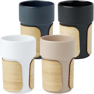 Vaso de bambú sostenible Fika, merchandising ecológico - Product Image 4