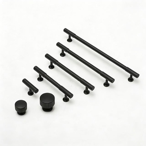 Poignée en laiton de haute qualité Qiansi HK0134 pour meubles modernes, poignée en T pour tiroir, bouton de <span class=keywords><strong>commode</strong></span>, poignées longues pour armoire et penderie - Product Image 4