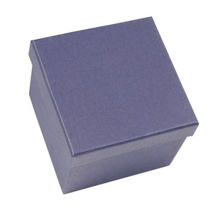 Scatole per Gioielli in Raso Blu 120x120x60 mm - Product Image 3