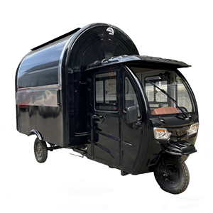 Carrito de Comida Eléctrico Móvil - Multifuncional para Helados, Café, Té con Leche, Puesto de Mercado Nocturno, Camión de Comida, Acero Inoxidable - Product Image 2