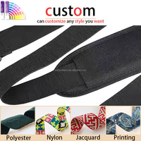 Tissu de cerclage en nylon réglable Confort universel amortissement et bandoulière respirante Sangle de sac solide et portable