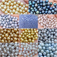 Perles teintées naturelles d'eau douce 6-7mm, perles colorées pour la bijouterie en gros - Prix usine Muses Jewels, support personnalisé