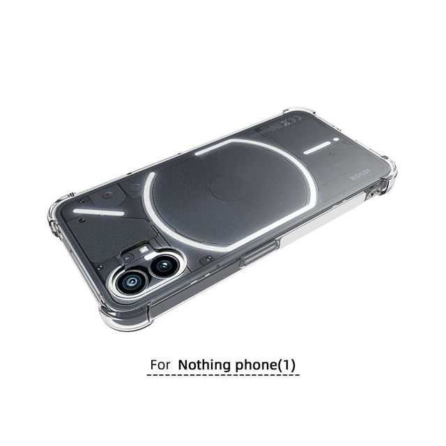 2022 New Design Popular Highly Transparent Drop-resistant Cover clear Soft Back Cover Nothing Phone 1 Case for Nothing Phone 1