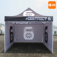 Gazebo Lipat Desain Khusus untuk Taman, Tenda Balap Promosi, Tenda Pop-up Digital Anti Api dan Tahan Angin, Hadiah Pameran Dagang