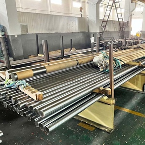 Sert krom çubuk kaplı bom pnömatik ayarlanabilir gaz lifti hidrolik silindir piston çubuk çubuğu - Product Image 4