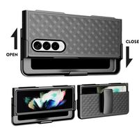 Étui de téléphone de luxe 2-en-1 antichoc PC+TPU avec support pour Z Fold 3