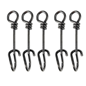 Gulang 100 pièces/sac clips de fixation de pêche <span class=keywords><strong>en</strong></span> acier inoxydable connecteur de clip de <span class=keywords><strong>connexion</strong></span> rapide accessoires de pêche <span class=keywords><strong>en</strong></span> mer - Product Image 1