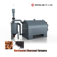 Fourneau de carbonisation horizontale pour coques de noix de coco et coques de palmier, destiné au charbon de chicha et à l'amélioration des sols, fournisseur qualifié