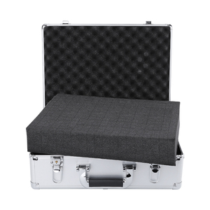 Cao Cấp Xách Tay Nhôm Lớn Trường Hợp Công Cụ Nhiệm Vụ Nặng Nề Bạc Lưu Trữ Box Với Tùy Chỉnh Bọt Cho Thiết Bị Chuyên Nghiệp - Product Image 3