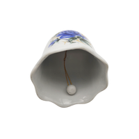 Cloche en céramique porte-clés métal dîner cloche et cloche empreinte poterie et émail souvenir cadeau