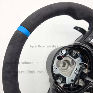 Diseño único Alcantara totalmente envuelto M costura para BMW Serie 3 F10 F30 F90 F01 F12 M3 M6 E90 Z4 X1 X6 volante de coche - Product Image 2
