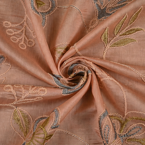 Tela de Chifón Bordada Malty Dobby, 100% Poliéster, Transpirable, Ecológica, para Bodas, Color Personalizado, Suministro Textil, Exportaciones - Product Image 1