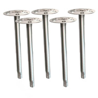 Fixation d'isolation métallique durable de haute qualité, ancre de laçage d'isolation métallique, cheville d'isolation, ancre d'ongle express, usine directe