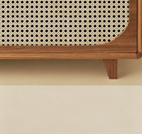 Table basse et meuble TV au design moderne et épuré, en bois écologique, pour la maison et l'hôtellerie, idéal pour les petits appartements et salons.