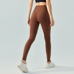 Cam Ammonia Fleece Leggings de <span class=keywords><strong>yoga</strong></span> et de fitness pour femme, effet ventre plat et rehausseur de fessiers, haute élasticité, chauds pour l'hiver, OEM - Product Image 4