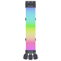 Kabel Ekstensi GPU ARGB SNOWMAN A40 3x8Pin Tembaga Murni PSU Streamer Wire untuk Dekorasi PC Gaming Grosir OEM