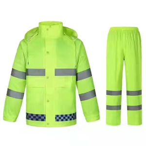 Traje de Lluvia de Seguridad Reflectante Impermeable Oxford Youchaotraffic al por Mayor, ANSI Clase <span class=keywords><strong>2</strong></span>, EN ISO 20471 Clase 1 - Product Image 5