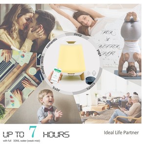 Máy tạo độ ẩm không khí siêu âm 300ml thông minh, điều khiển Wifi, máy khuếch tán tinh dầu, đèn nhiều màu sắc - Product Image 6