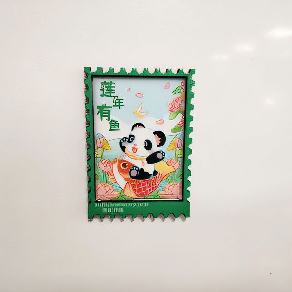 แพนด้าที่มีสัญลักษณ์ของส่วนเกินปีแล้วปีเล่า