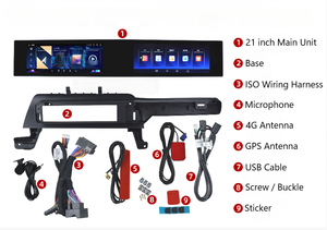 XTRONS 10.25" IPS Dual Screen Android Car Autoradio Global 4G for BMW 5 Series F07 GT 6pin NBT LHD QLB14FVNBGTL3/QLBH14FVNBGTL3 - Product Image 6