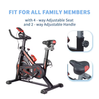 Vélo d'Appartement Professionnel Connecté d'Entraînement Cardio Fitness pour Usage Domestique, Vélo de Biking Magnétique d'Intérieur avec Fonctions d'Exercice