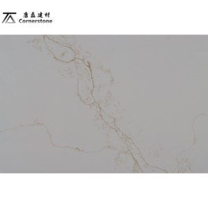 Calacatta Trắng kl6673 nhân tạo thạch anh tấm 15mm 18mm 20mm và 30mm Độ dày bàn bếp thiết kế đá - Product Image 4