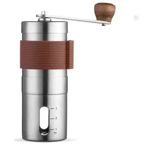 Yüksek kaliteli paslanmaz çelik kahve değirmeni makinesi ticari ayarlanabilir manuel kahve çekirdeği değirmeni