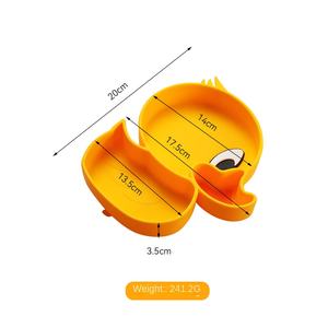 Ensemble de <span class=keywords><strong>couverts</strong></span> pour enfants sans BPA avec étui compact et portable, <span class=keywords><strong>couverts</strong></span> en silicone souple pour les repas en déplacement et en voyage des tout-petits - Product Image 5